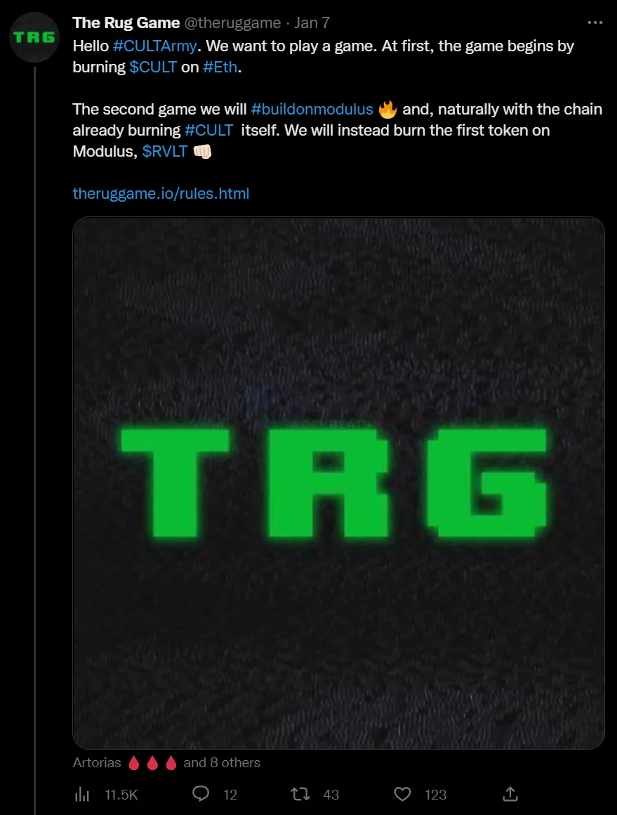 The Rug Game：末位淘汰，赢者通吃的「生存游戏」