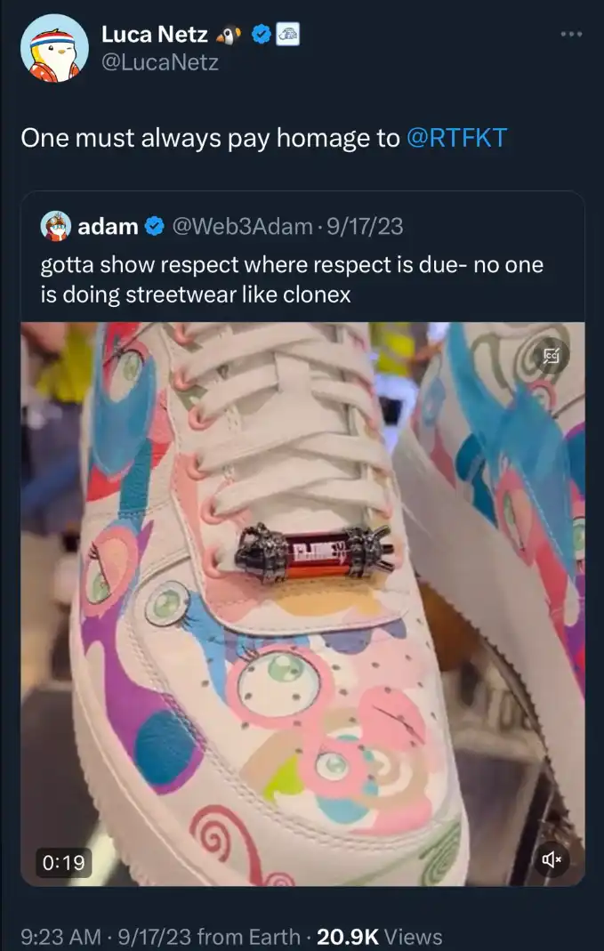 RTFKT宣布停止运营,老蓝筹NFT在新牛市的落幕