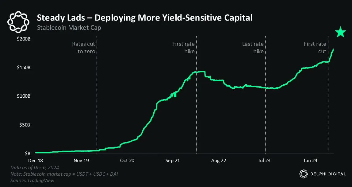 Delphi Digital 2025展望:比特币潜力依然巨大,稳定币将持续增长