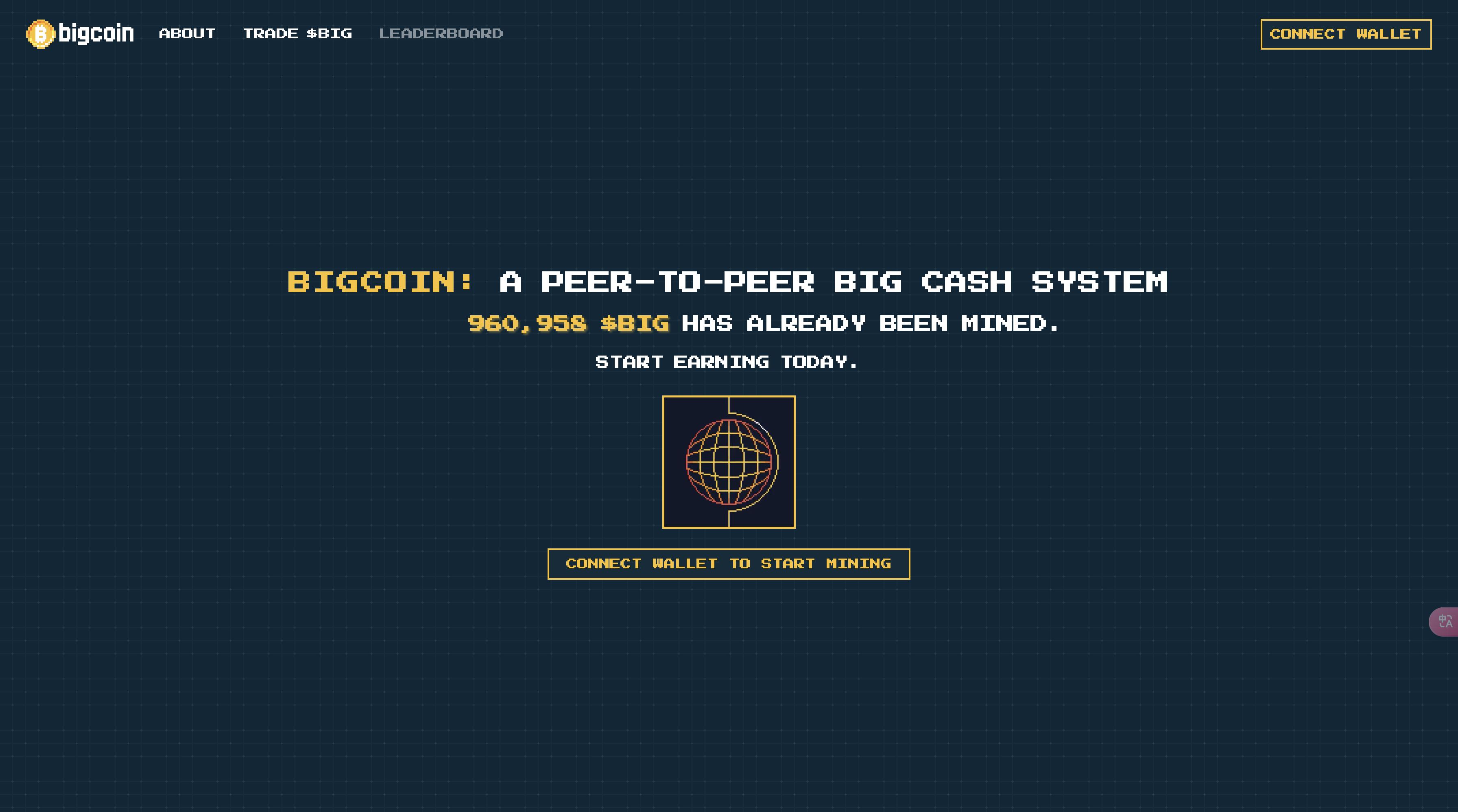 交互教程 | 两天破千万美元市值的挖矿链游BIGCOIN