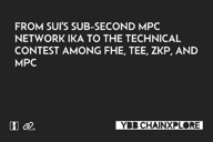从Sui推出的亚秒级MPC网络lka看待FHE、TEE、ZKP与MPC的技术博弈