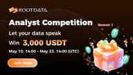 《RootData 分析师大赛》启动：以数据为剑，破加密迷雾