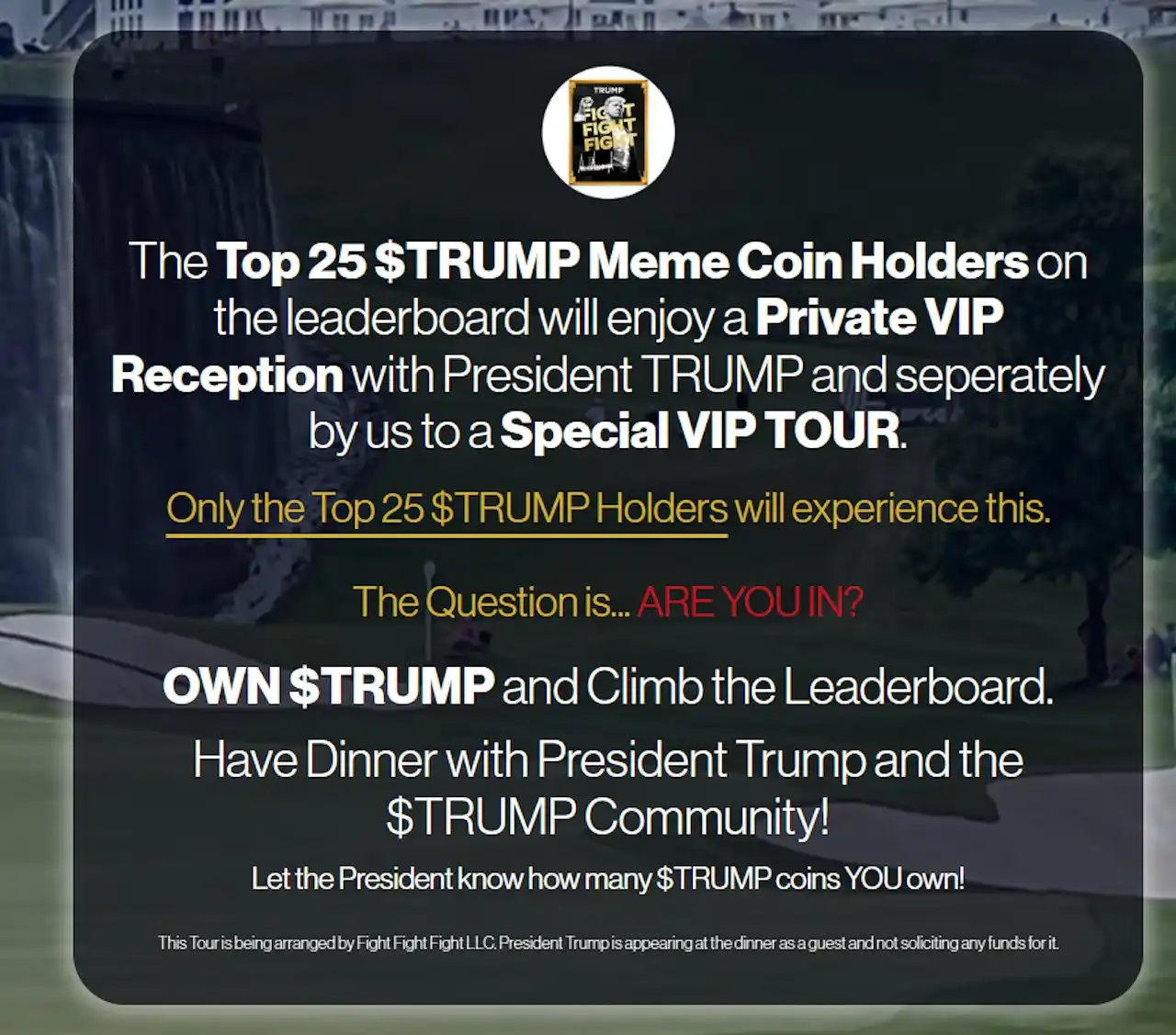 揭秘特朗普晚宴:氪金玩家与流量总统的双向奔赴