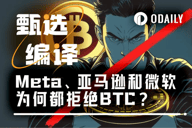 为什么Meta、亚马逊和微软不碰比特币？