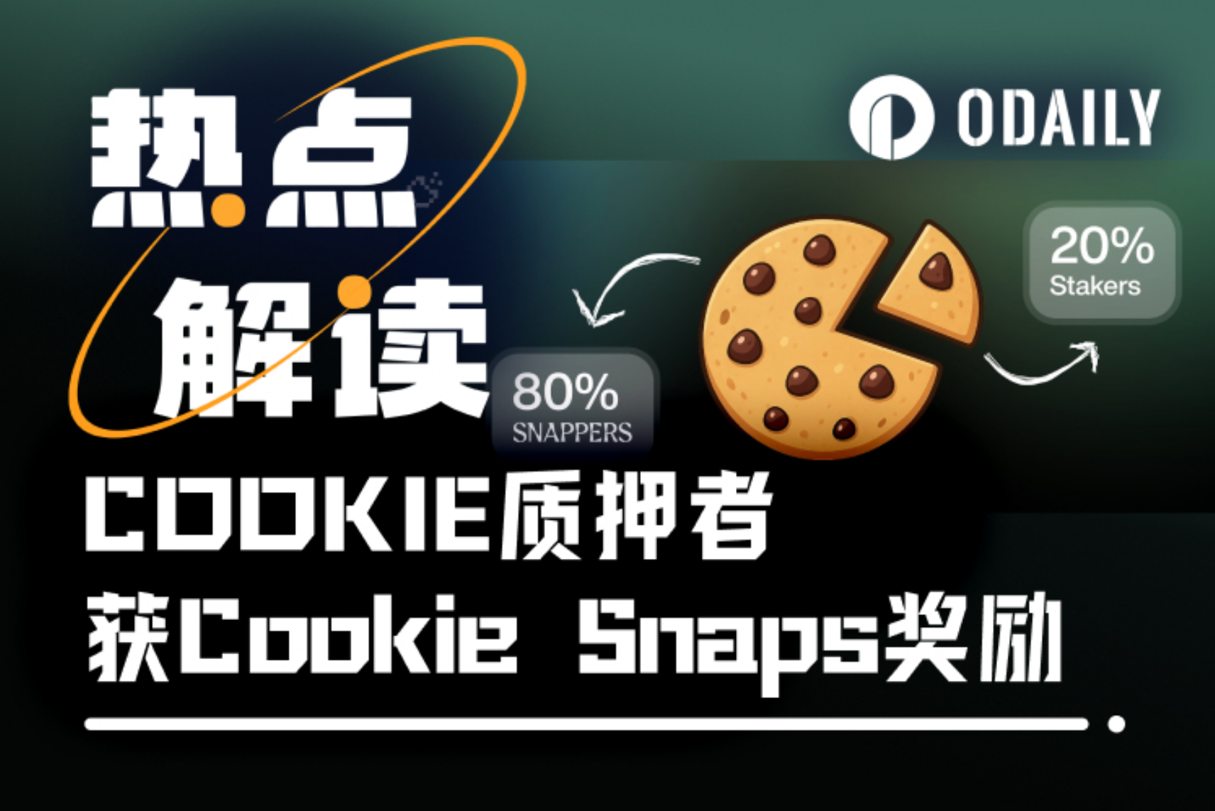 新激励模式解读：最高20% Cookie Snaps奖励直达COOKIE质押者
