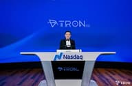孙宇晨现身 TRON. Inc. 更名敲钟仪式，TRX 储备策略开启传统金融与区块链融合新篇章