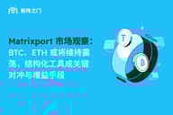 Matrixport 市场观察：BTC、ETH 或将维持震荡，结构化工具成关键对冲与增益手段