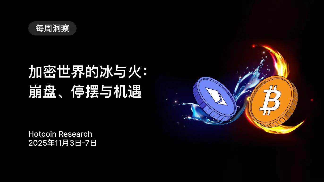 加密世界的冰与火：崩盘、停摆与机遇 Hotcoin Research | 2025 年 11 月 3 日-7 日