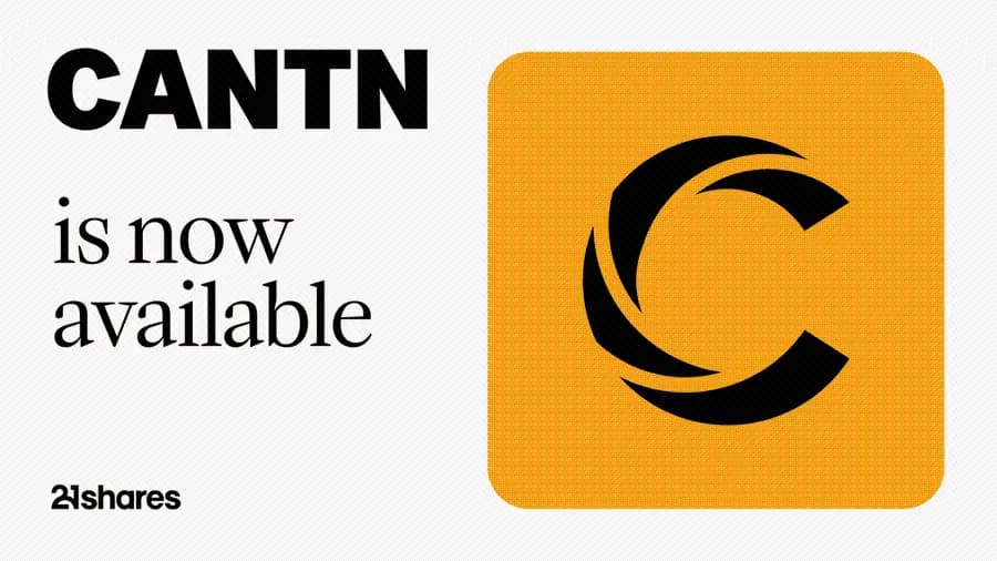 21Shares 宣布推出 21Shares Canton Network ETP，扩大投资者对机构级区块链创新的接触机会