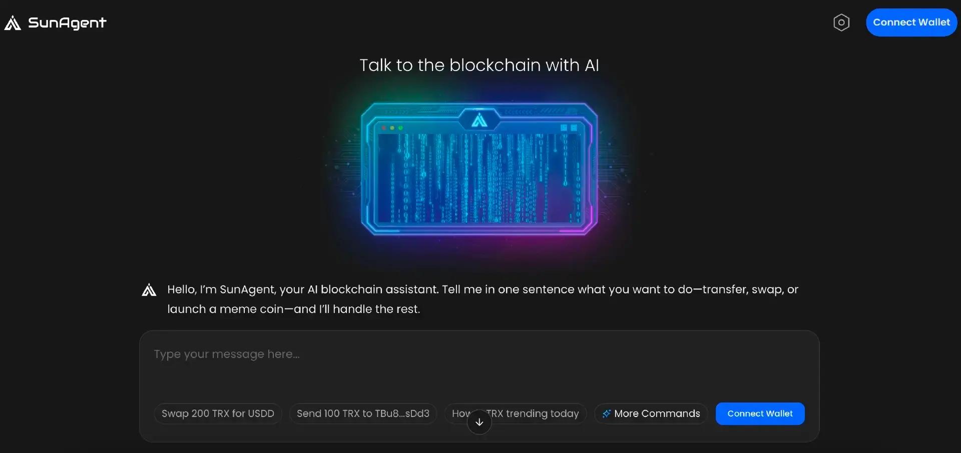 AI驱动新纪元：SunAgent以AI智能交互中枢，重塑波场TRON链上交互新范式
