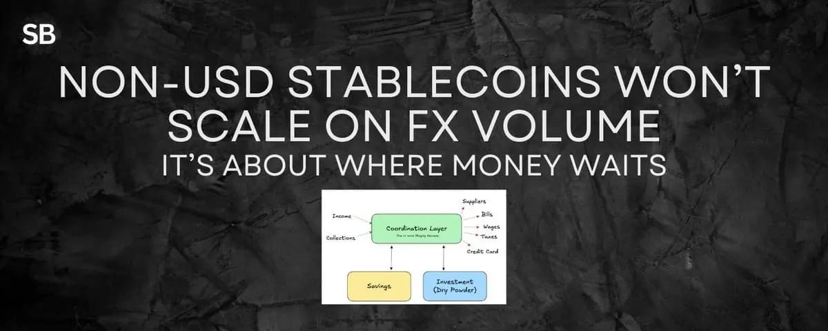 非美元稳定币制胜关键：无关流动性，只在资金沉淀