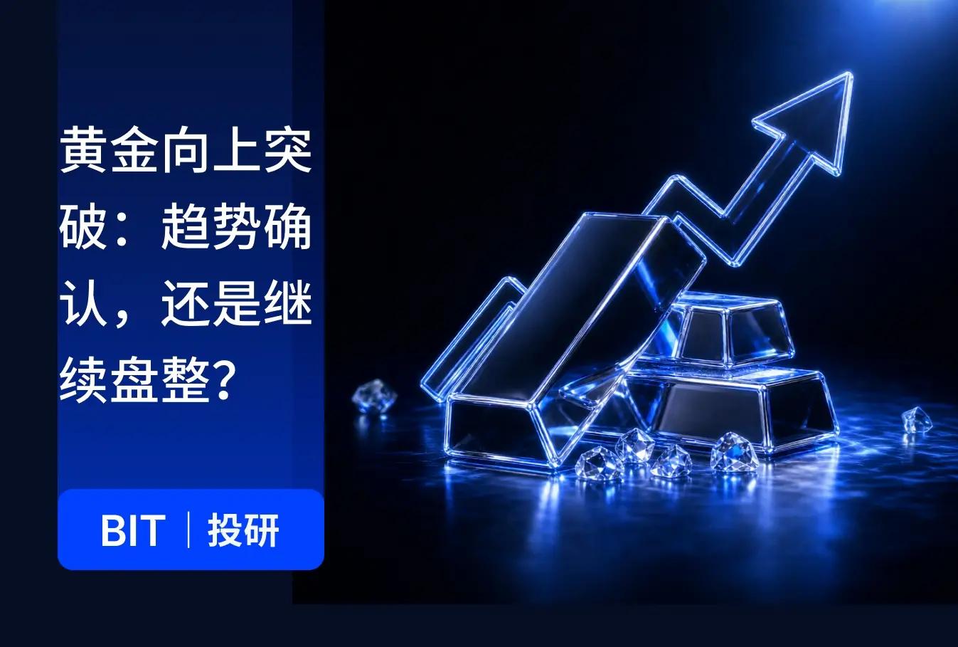 BIT 投研：黄金突破下行趋势，历史10次类似信号均上涨意味着什么？