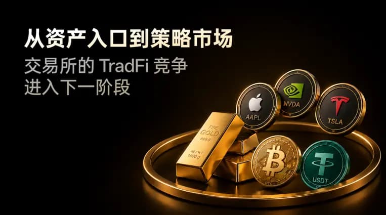 从资产入口到策略市场，交易所的 TradFi 竞争进入下一阶段